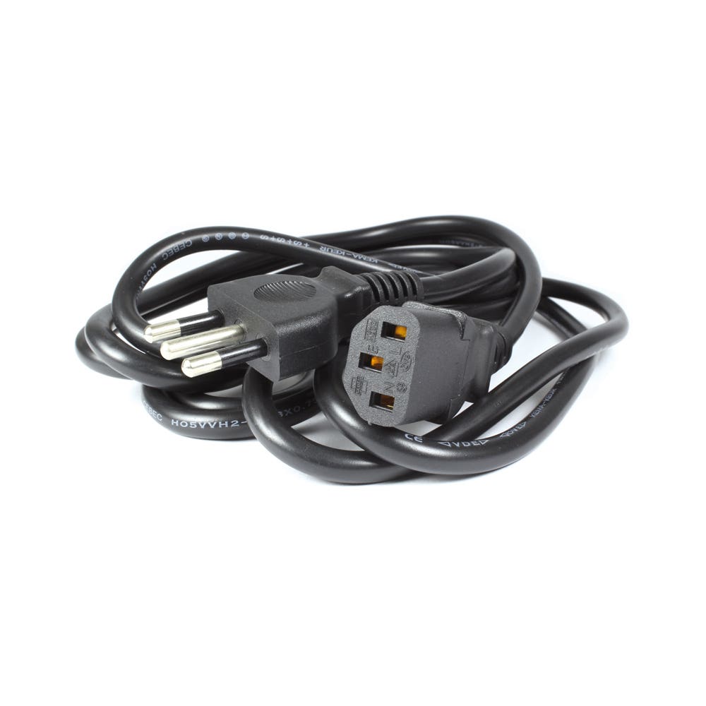 GEN CABLE PODER COMPUTACION BLACK 3MTS
