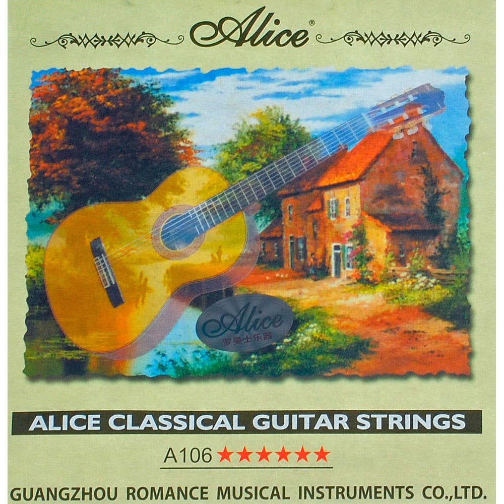 ALICE ALICE SET DE CUERDAS GUITARRA CLASICA GRIS