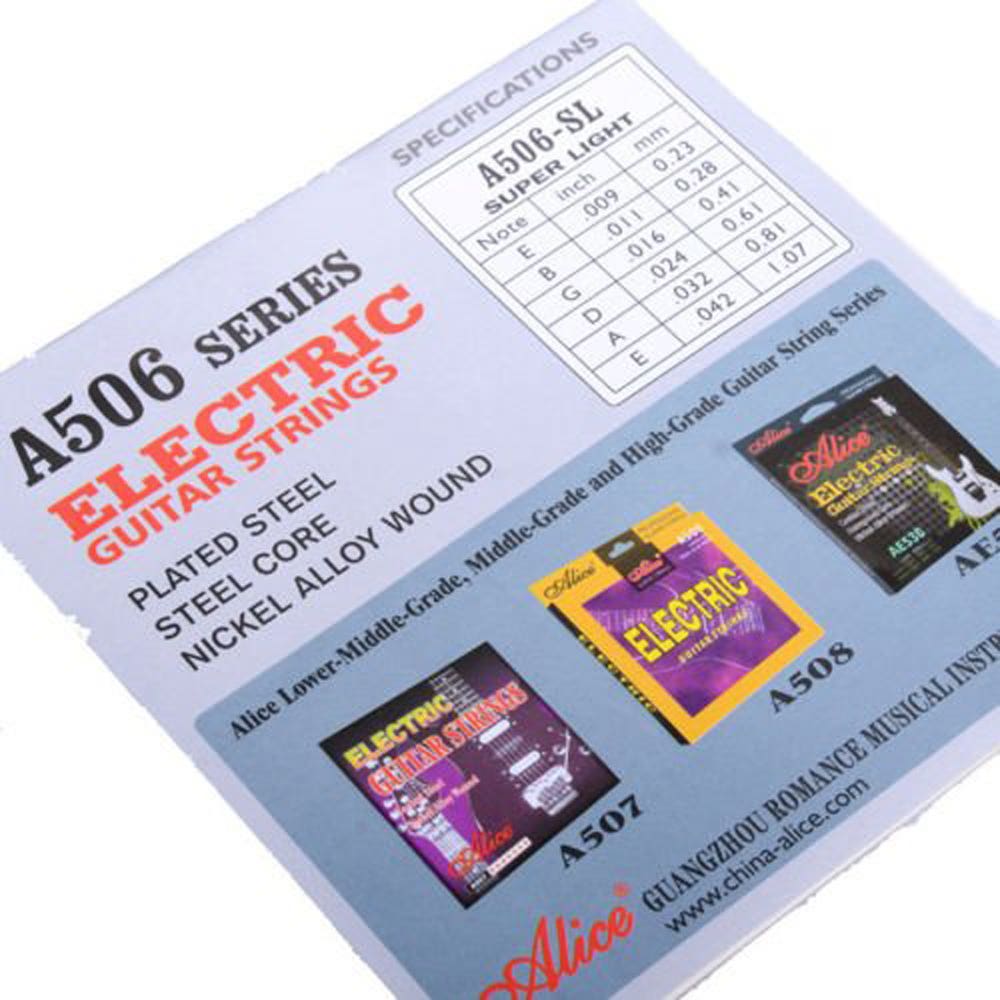 ALICE ALICE SET CUERDAS GUITARRA ELECTRICA