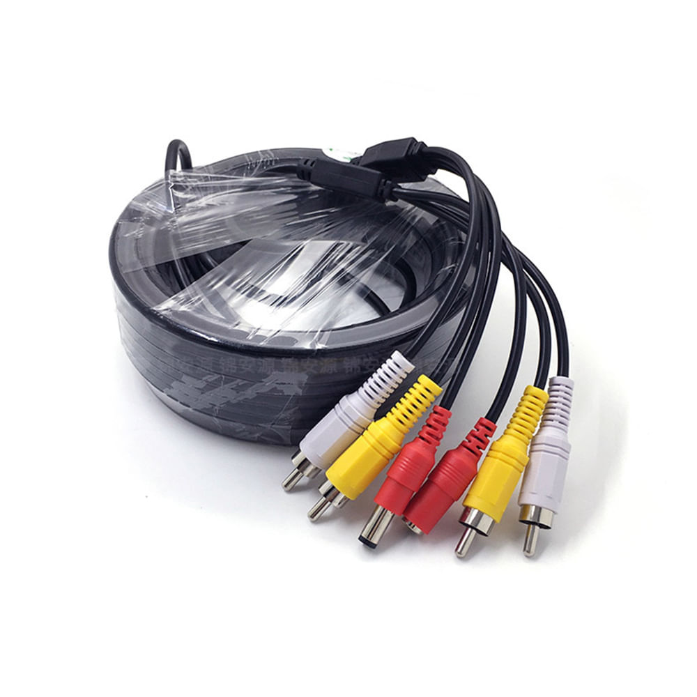 GEN CABLE P/CAMARA CCTV 20M C/AUDIO
