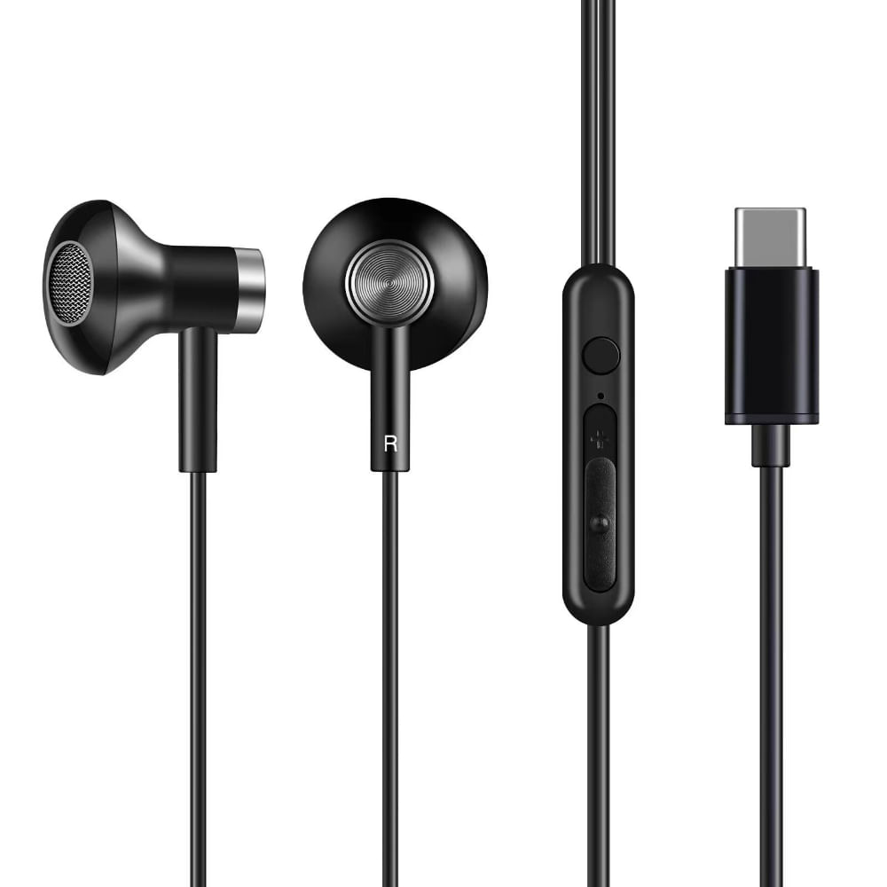 Aiwa Audífono Tipo C Con Microfono Y Volumen Aw-I60Tc