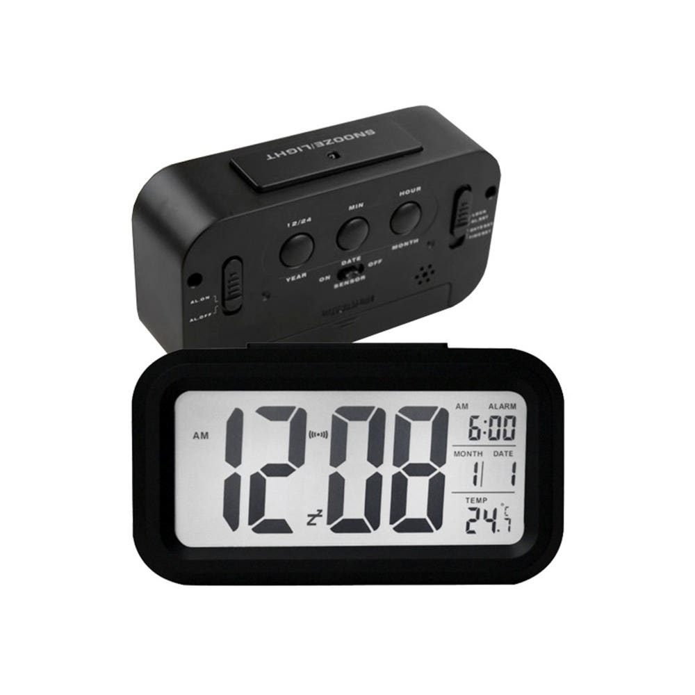 GEN RELOJ DESPERTADOR DE MESA BLACK