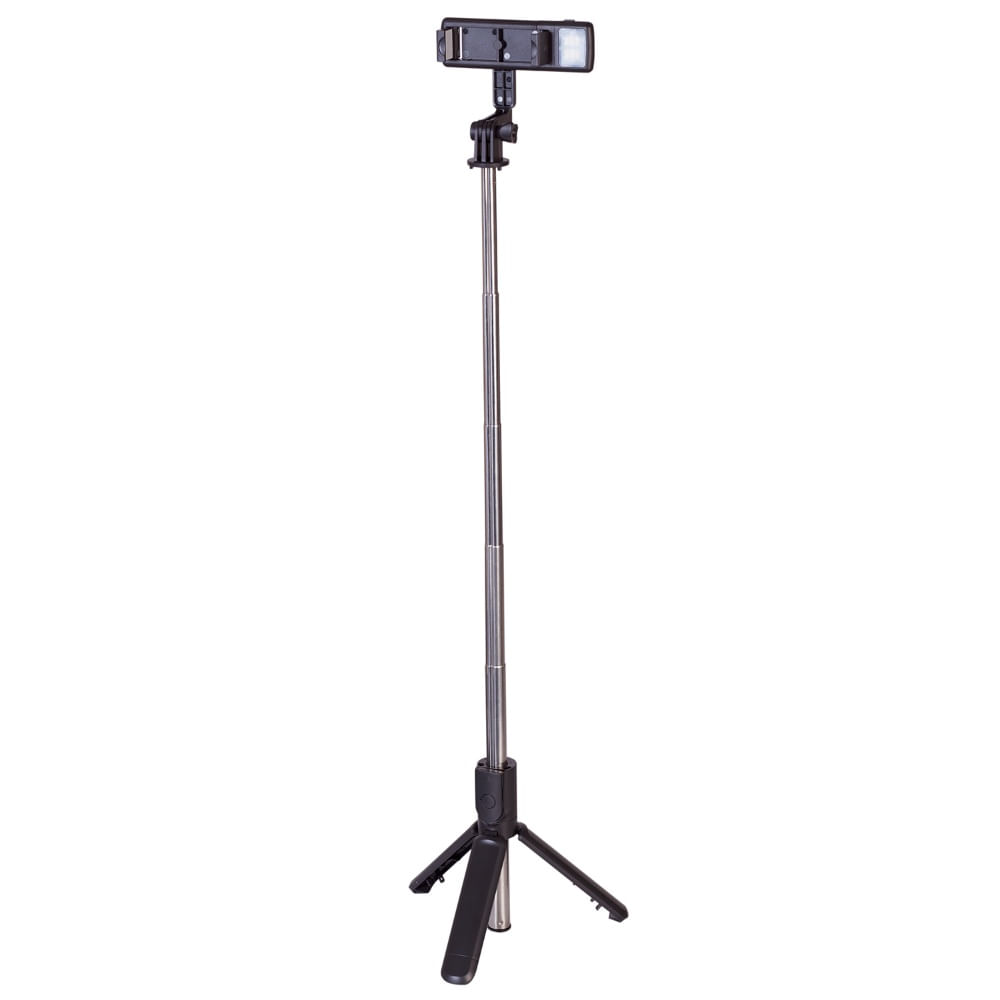 Aiwa Baston Selfie /Tripode Extensible + Luz Led Recargable
