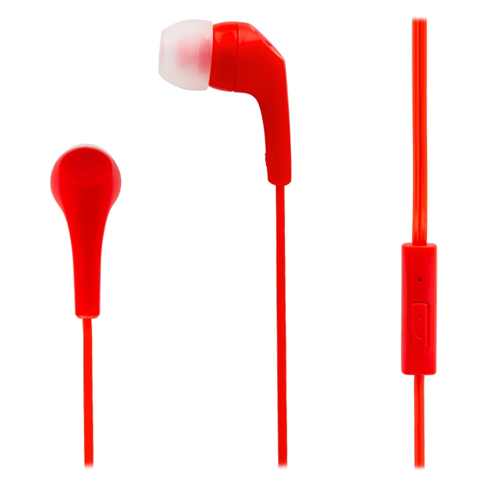 Motorola Audífono Earbuds 2 Manos Libres Rojos 79Mote2Red