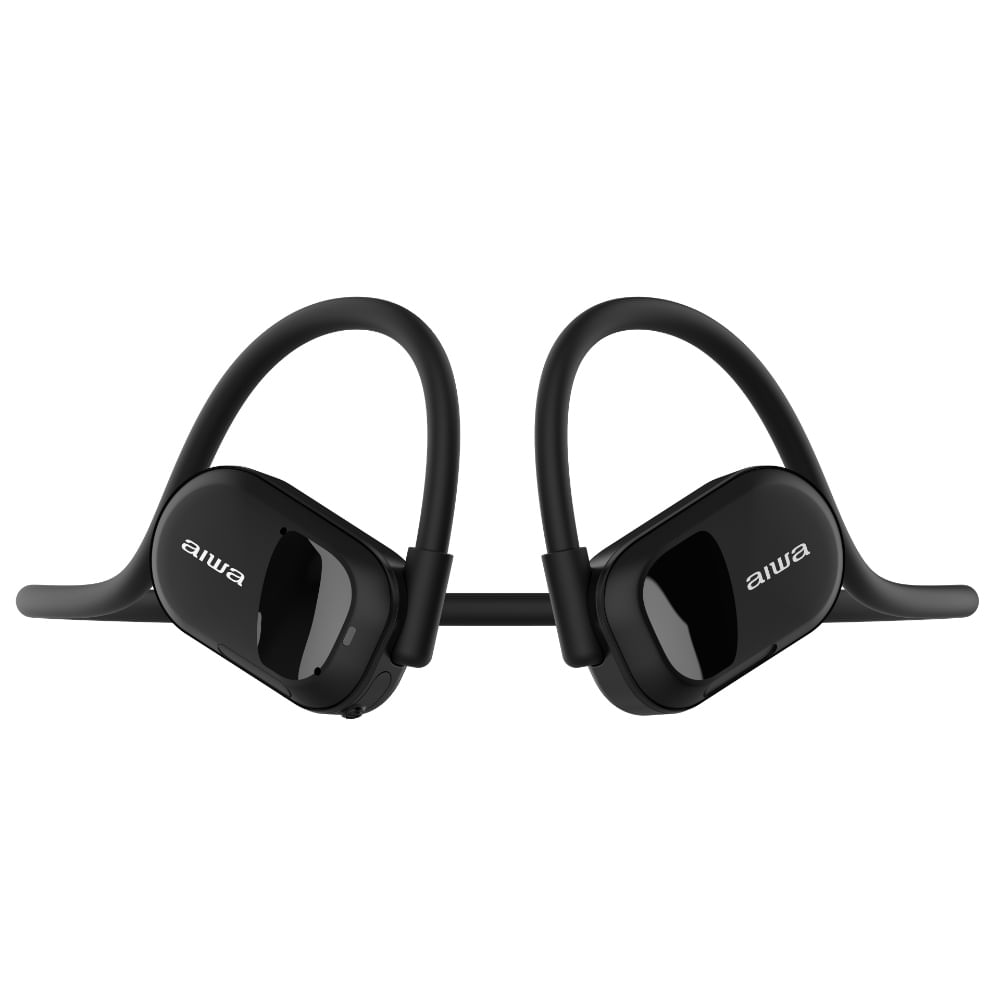 Aiwa Audífono Bluetooth Deportivo Aw-Acf1B Black Negro