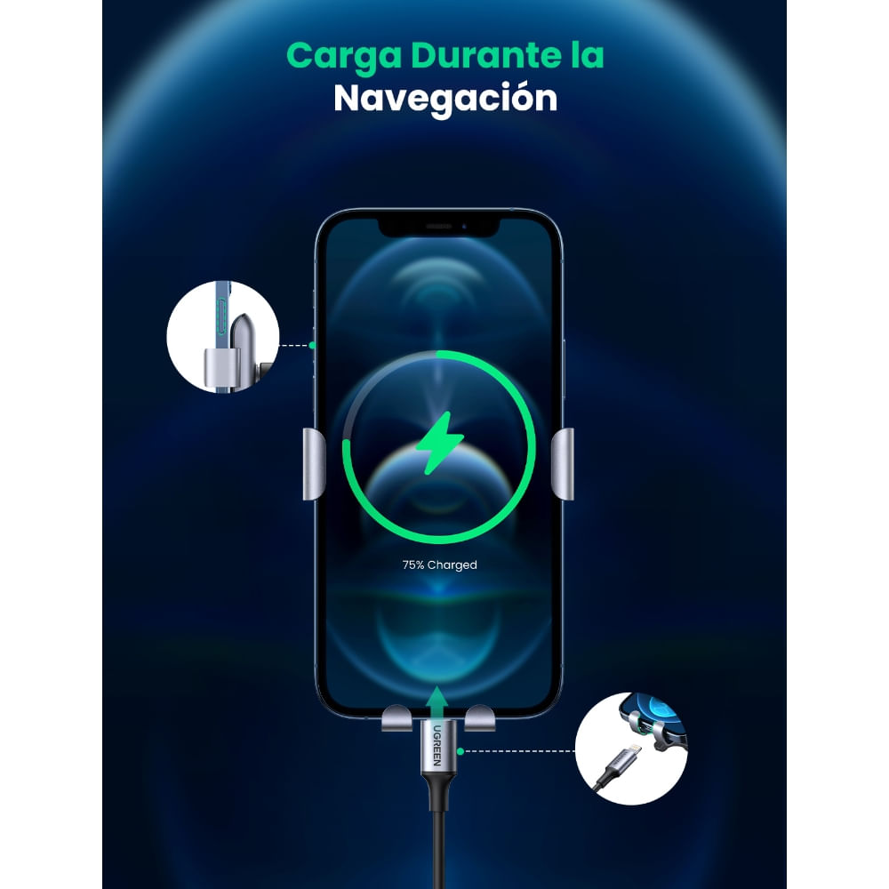 Ugreen Soporte Celular Ajuste Por Gravedad Para Rejilla De