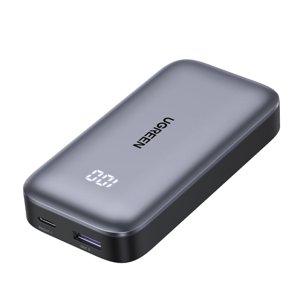 Ugreen Bateria Portatil 10.000Mah Mini/Pantalla Quick
