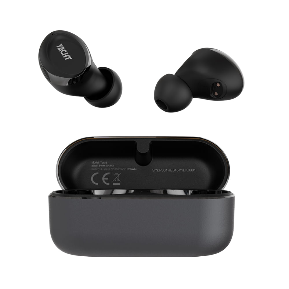 Hifuture Audífonos In-Ear Inalambricos Tws Yacht Black Negro