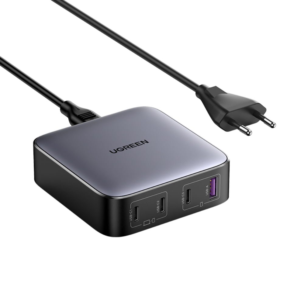 Ugreen Cargador Para Escritorio 100W 1 Usb-A + 3 Usb-C Cd328