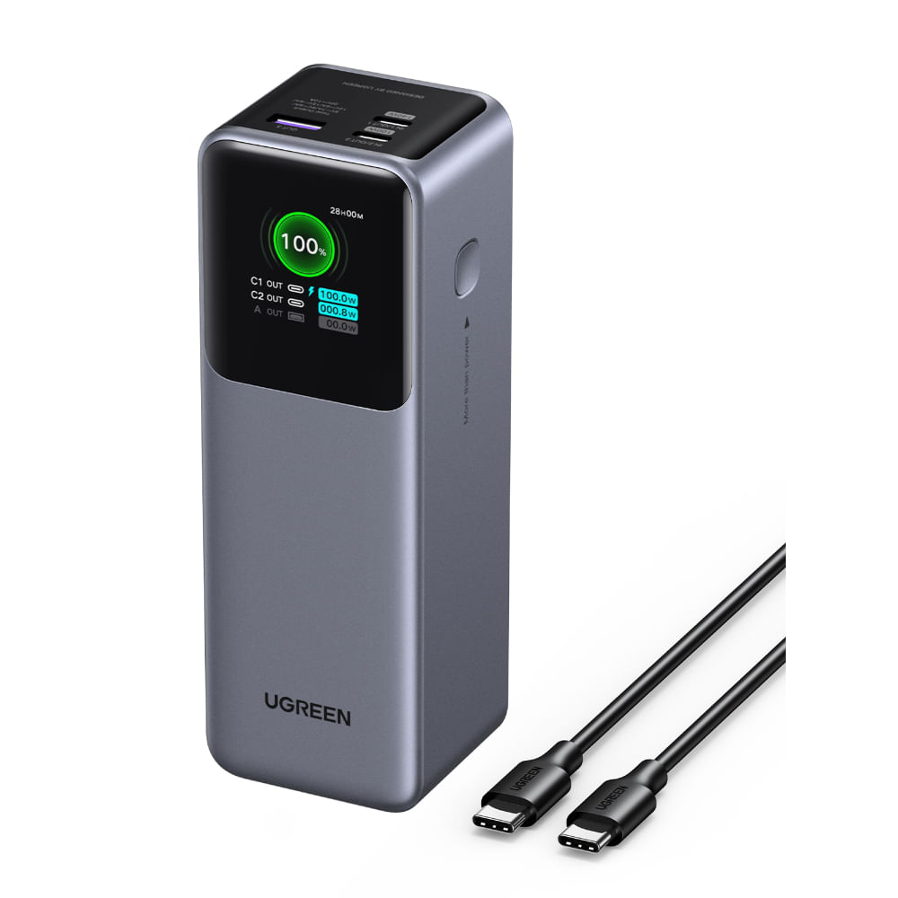 Ugreen Mega Bateria Portatil 25.000Mah Con Salida 200W Max