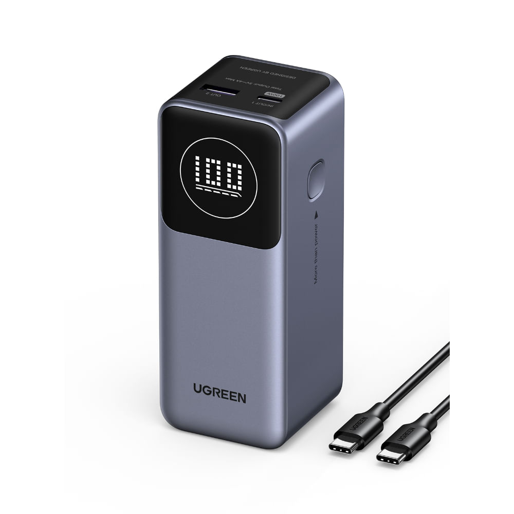 Ugreen Mega Bateria Portatil 12.000Mah Con Salida 100W Max
