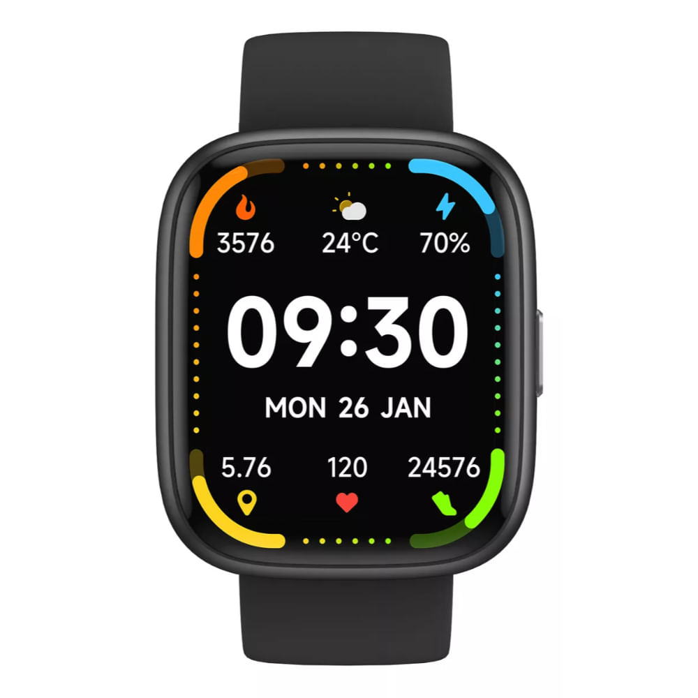 Aiwa Smartwatch Deportivo Correa Black Awswi26B Negro