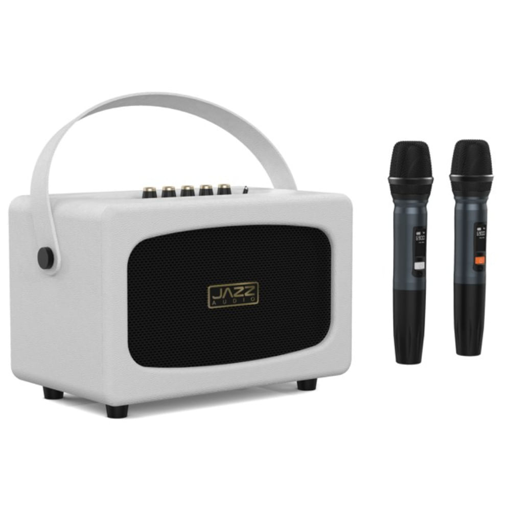 JAZZ AUDIO JAZZ AUDIO PARLANTE PORTABLE THE FRONT MAN BLANCO