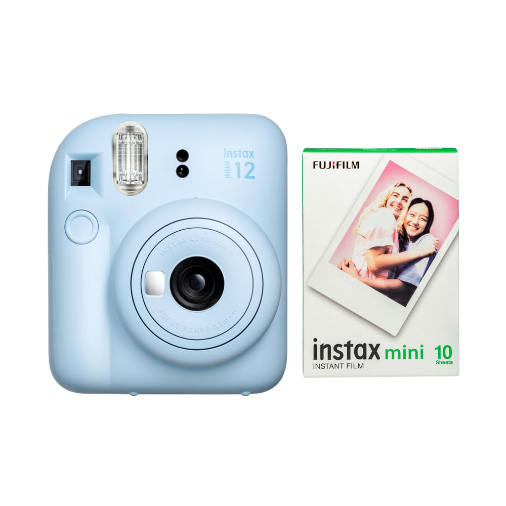 Instax Pack Camara Mini Celeste + 10 Peliculas Ki82001