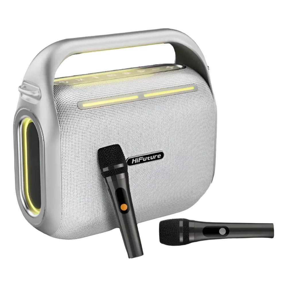 HIFUTURE HIFUTURE PARLANTE KARAOKE MUSICBOX 200 SILVER