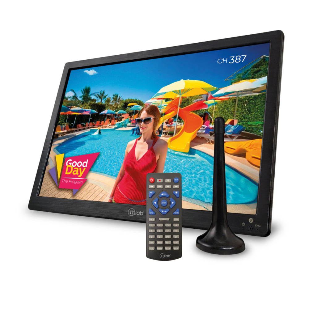 Mlab Televisor Portatil 14P Señal Digital Isdb-T 320Mlb9452