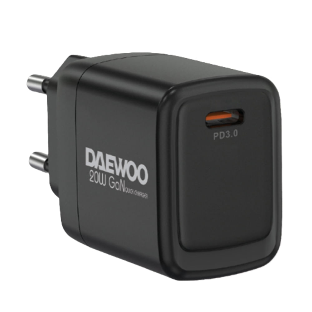 Daewoo Cargador De Pared 20 W Di-Pd201-Eu Negro