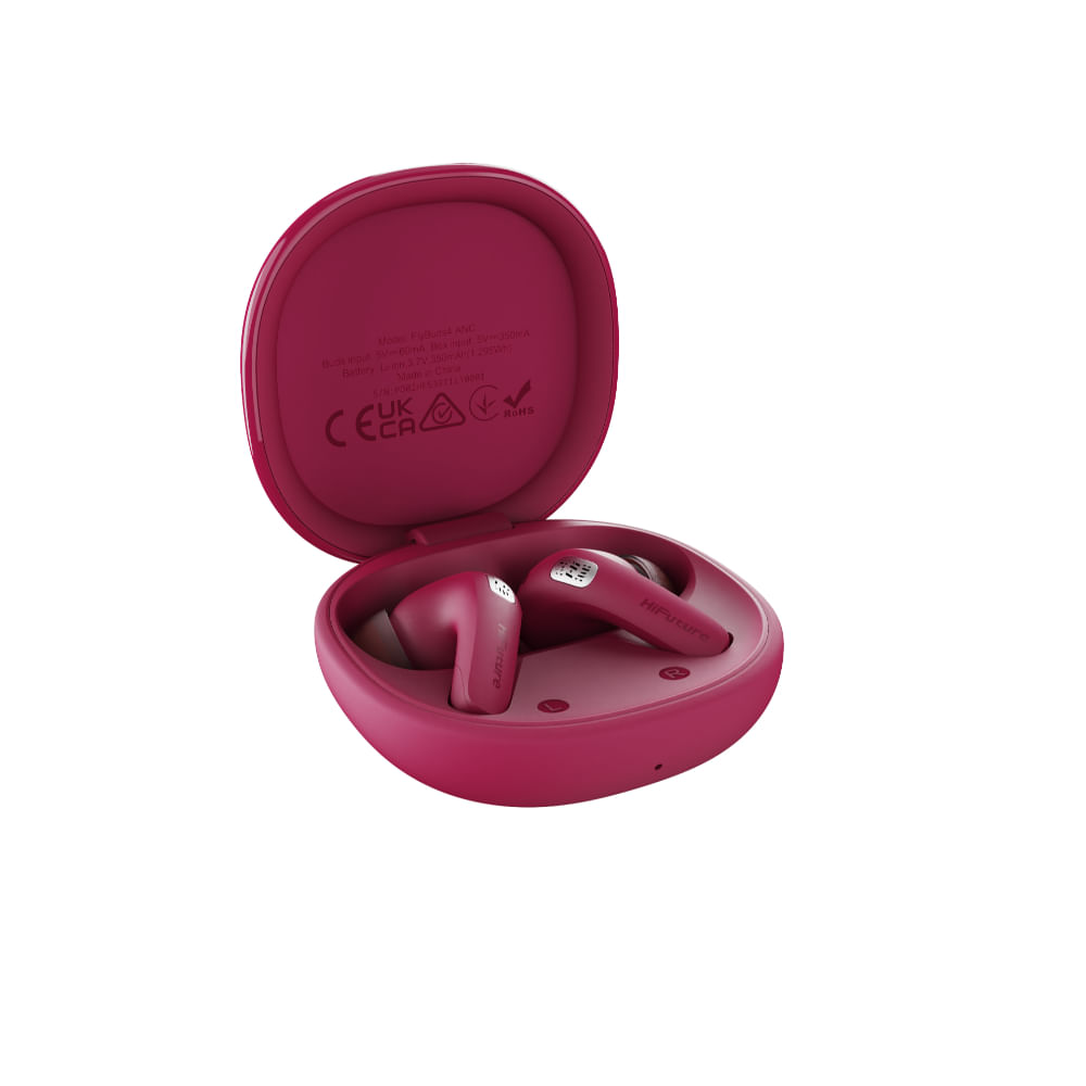 Hifuture Audifonos Flybuds 4 Tws Anc In-Ear Pink