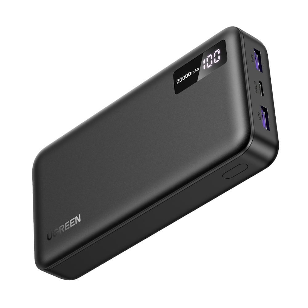 Ugreen Bateria Portatil 20.000Mah Pd 20W 1Usb-C+1Usb-A Pb312