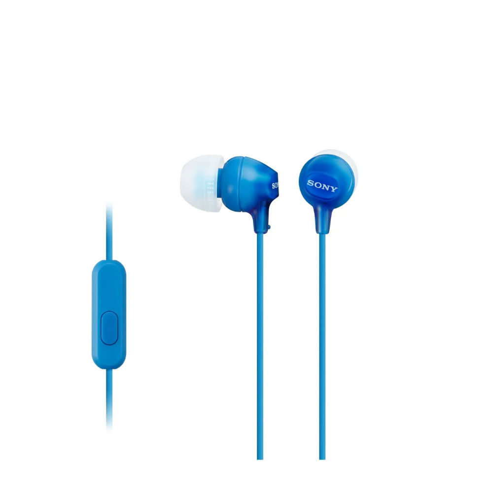 Sony Audifono Mdr-Ex15Apbl Azul Manos Libres