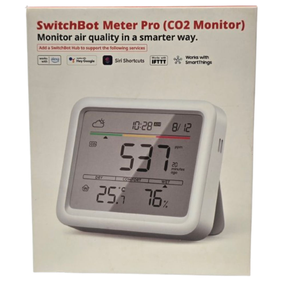 Switchbot Monitor De Calidad Del Aire Smart 6 En 1 Meter Pro