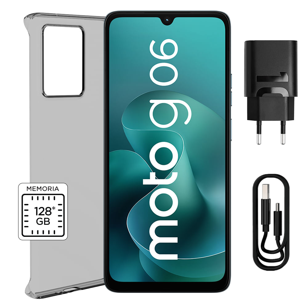Motorola Moto G06 128Gb + 4 Blue Azul Pb970032Cl