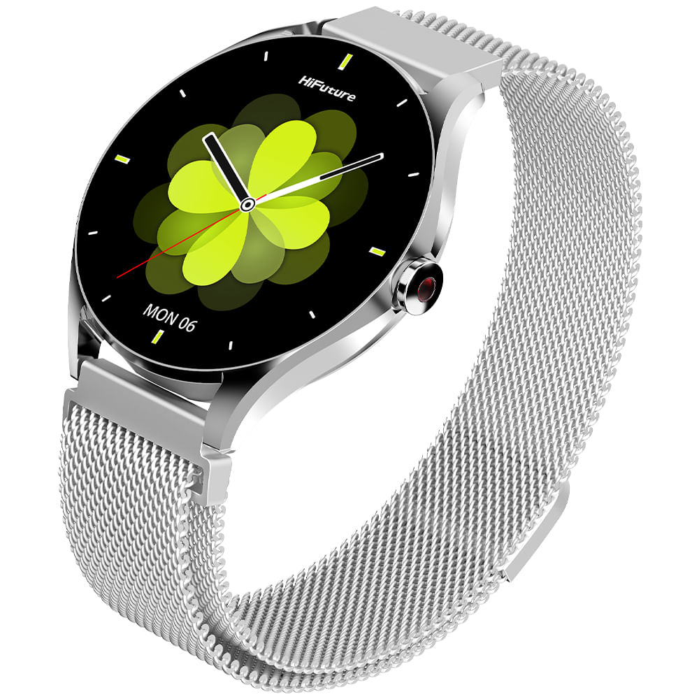 Hifuture Smartwatch Aura2 Metalico Silver Waterproof