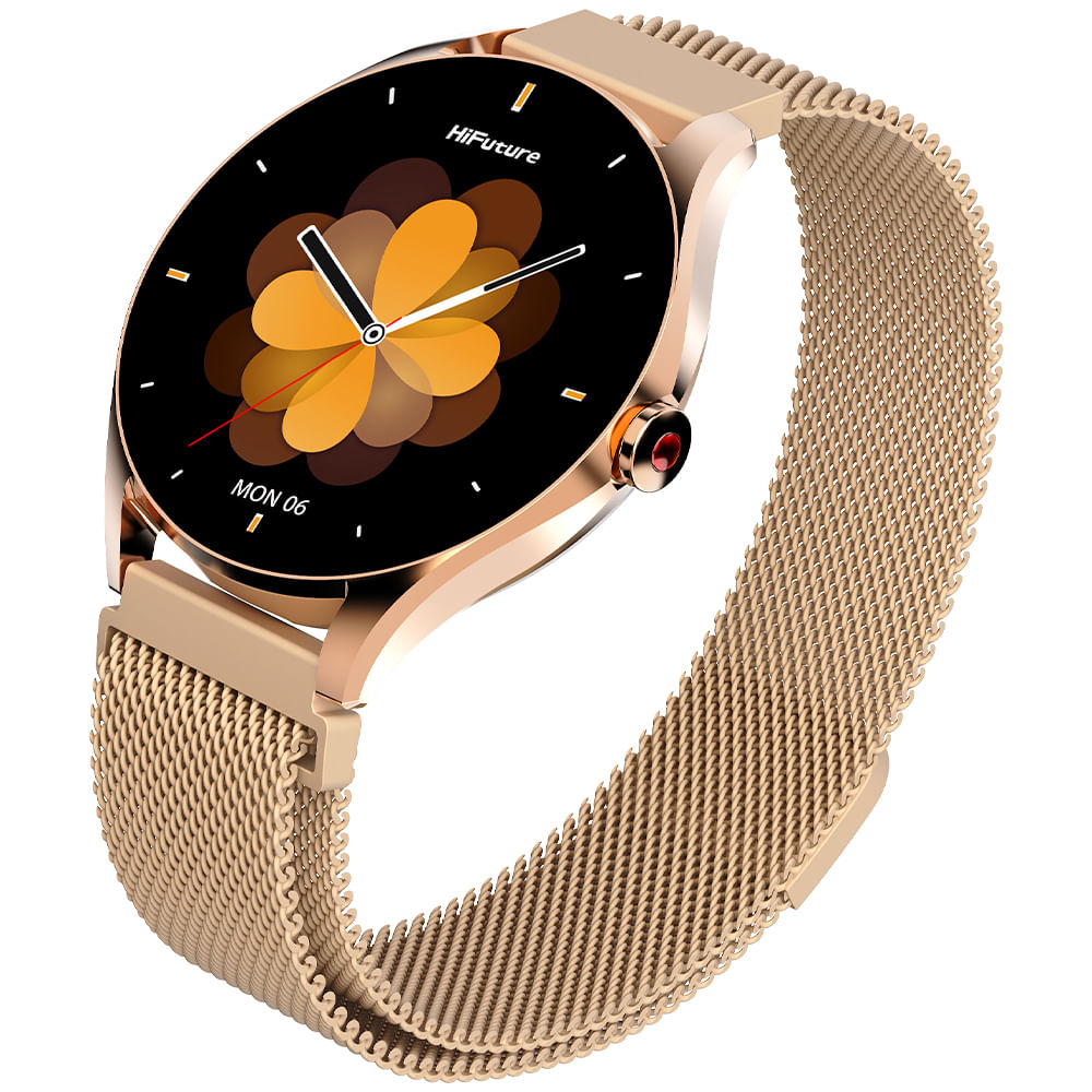 Hifuture Smartwatch Aura2 Metalico Rose Gold Waterproof