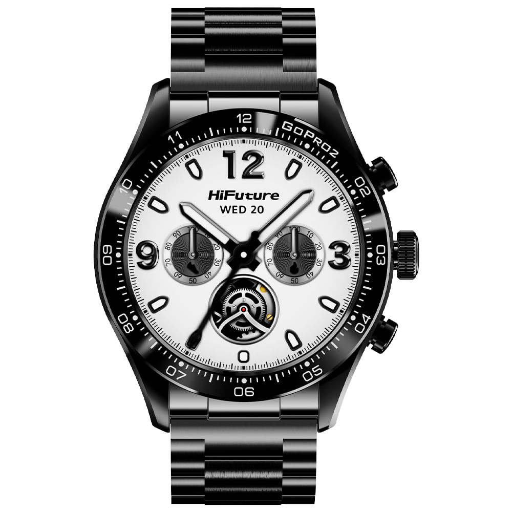 Hifuture Smartwatch Go Pro2 Metalico Black Waterproof