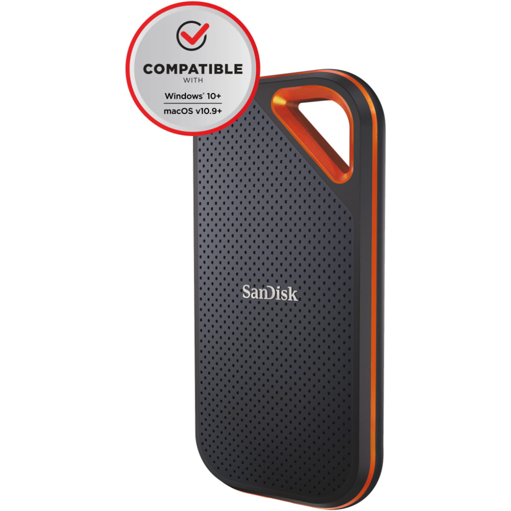 Sandisk Ssd Externo 4Tb Extreme Pro 2000Mb/S Usb 3.2 Gen2X2