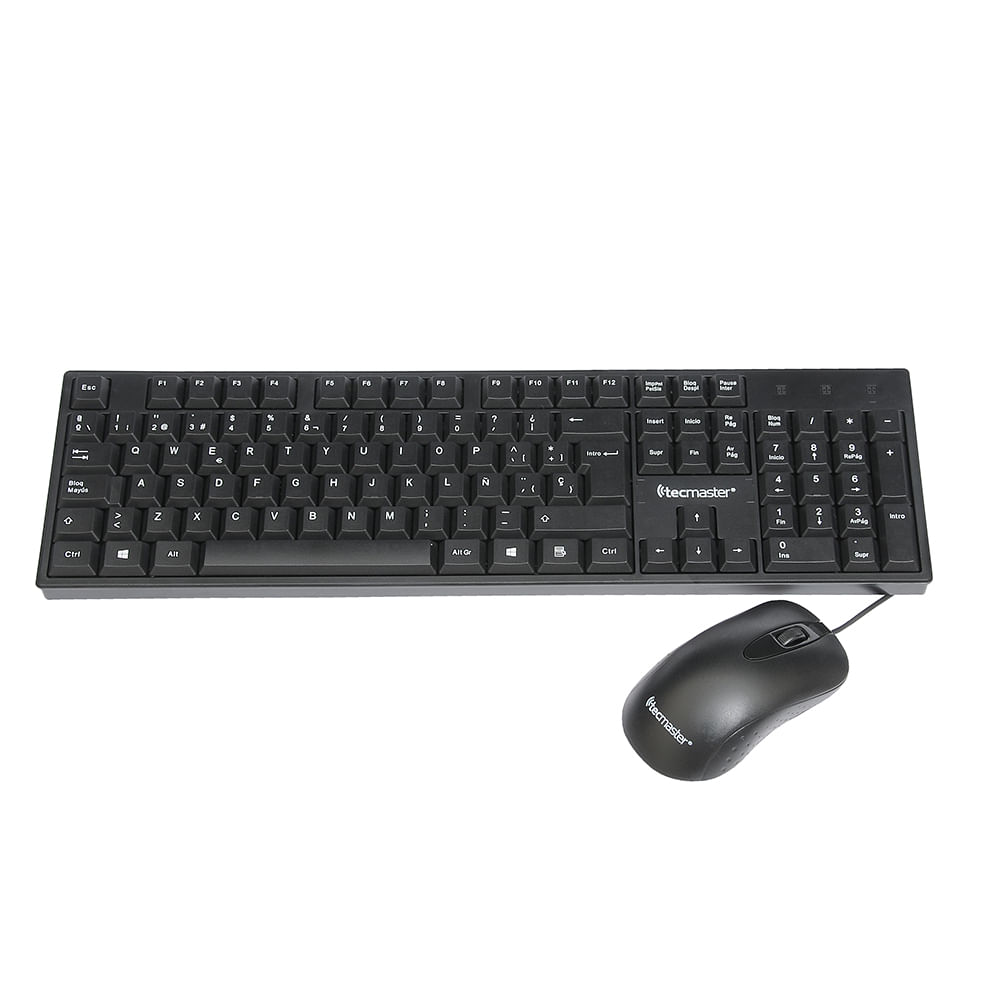 TECMASTER TECMASTER COMBO TECLADO Y MOUSE COMBO ALAMBRICO