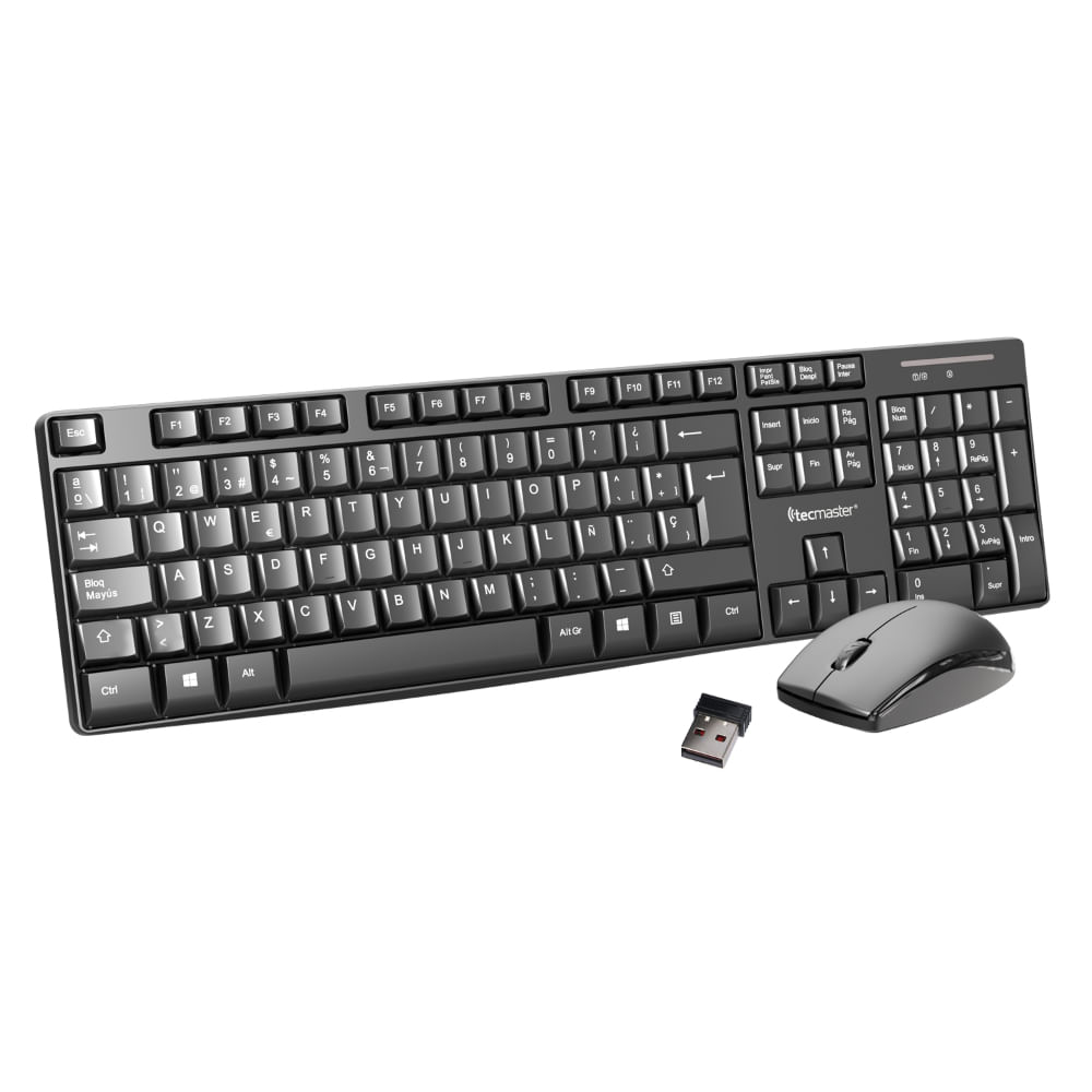 TECMASTER TECMASTER COMBO MOUSE Y TECLADO INALAMBRICO