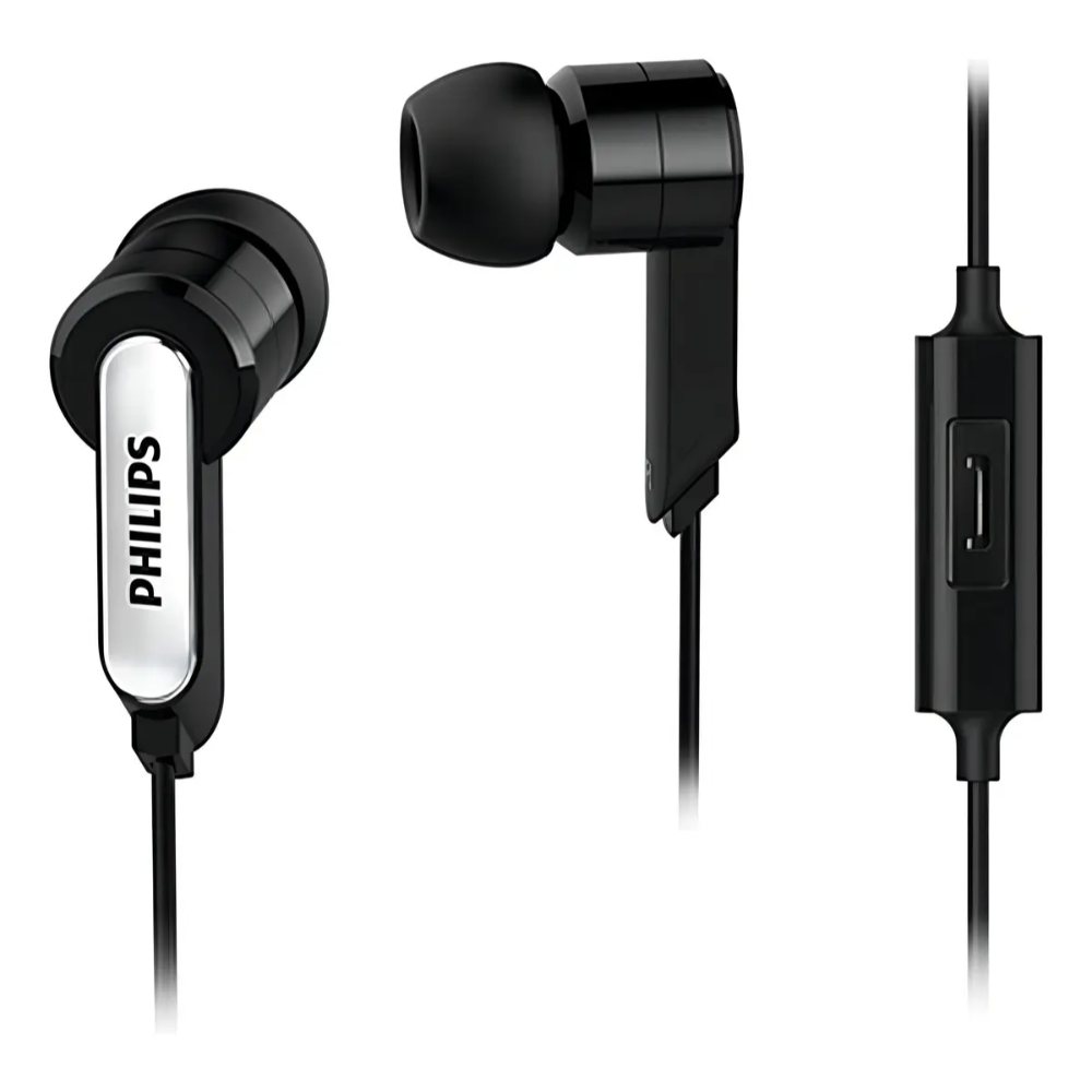 Philips Audifono She1405/Bk Black Negro She1405Bk