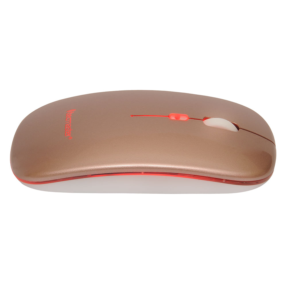 TECMASTER TECMASTER SLIM MOUSE DUAL INALAMBRICO RECARGABLE GOLDEN ROSE