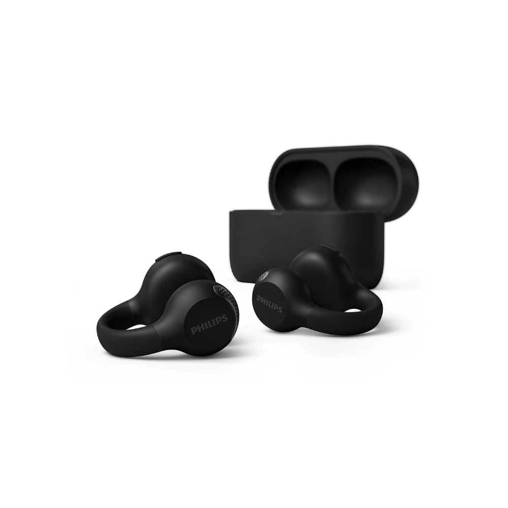 Philips Audifonos Bluetooth Clip Taq2000 Black Negro