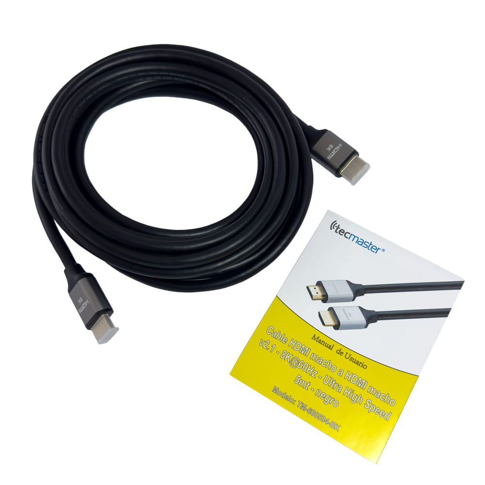 Tecmaster Cable Hdmi A Hdmi Ultra High Speed 8K/60Hz